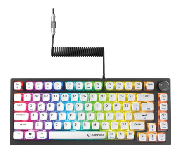 Rampage Zenith Pro magnetyczna, 8000Hz, Hall Effect, RGB, Gateron KS - 1519434 - zdjęcie 2